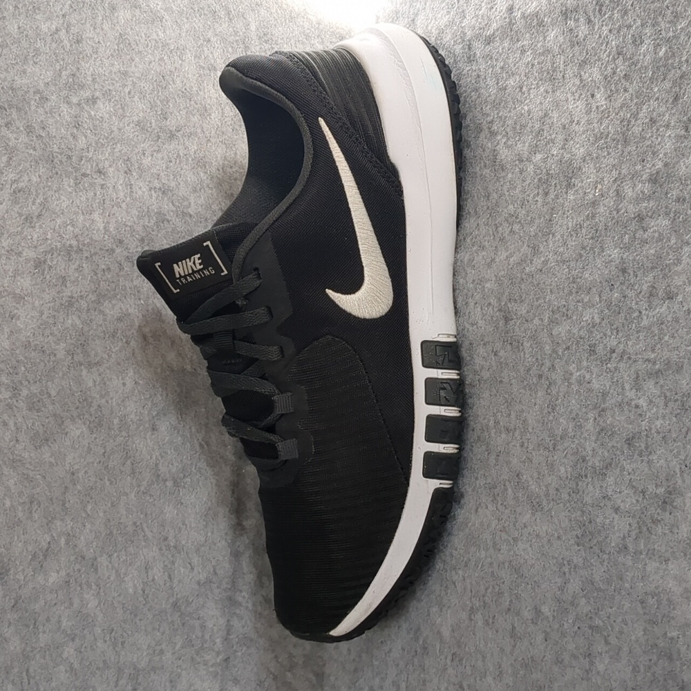 Nike Flex Control TR4 Black White Mesh Athletic Sneakers men's size 8.5